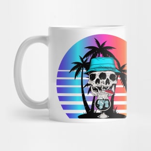 Skull Head Cocktail Sunrise Mug